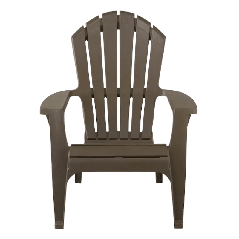 Adams, Adams RealComfort Adirondack Chair Poly Earth Brown