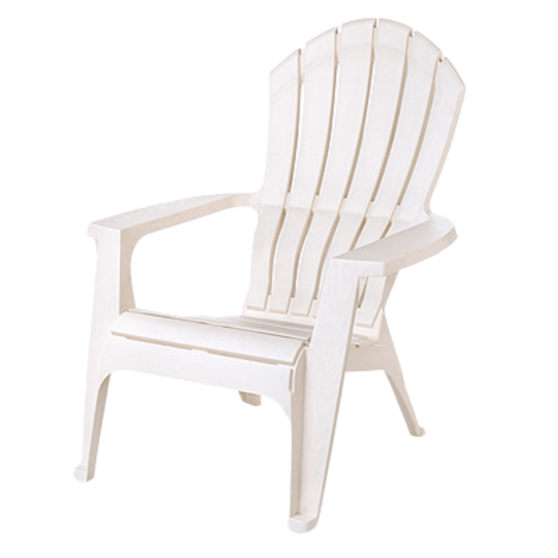 Adams, Adams RealComfort Adirondack Chair Poly White