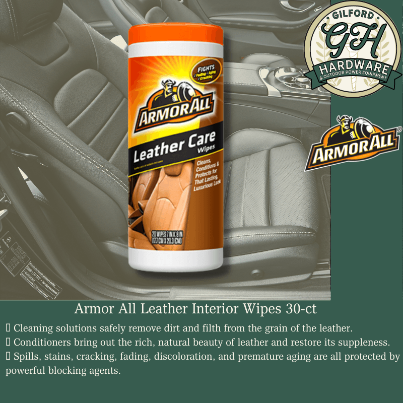 Armor All®, Armor All Leather Interior Wipes 30-ct.