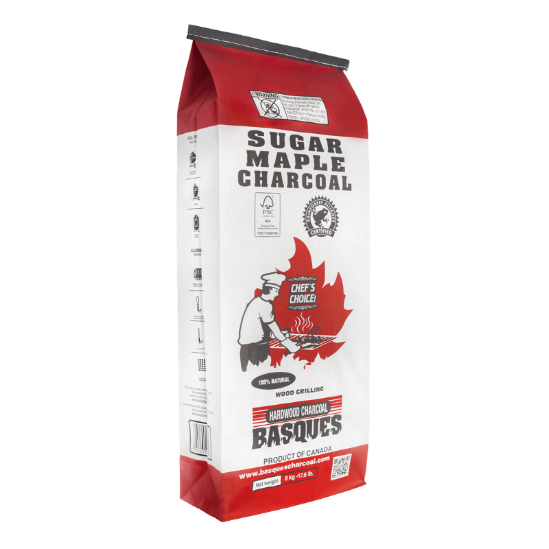 Basques, Basques Maple Natural Hardwood Lump Charcoal 17.6 lb.