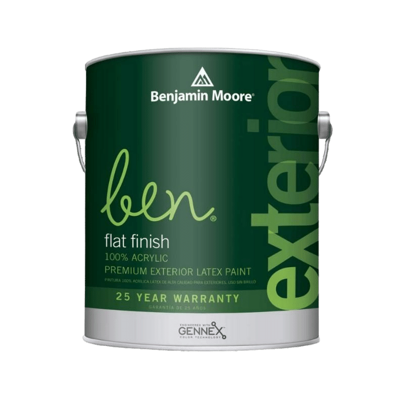 Benjamin Moore, Benjamin Moore ben Exterior Paint Flat