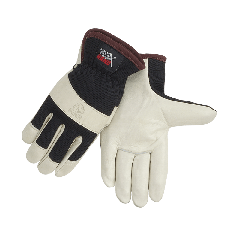 The Glove Works, Black Stallion FlexHand Grain Cowhide Value-Priced Mechanics Glove