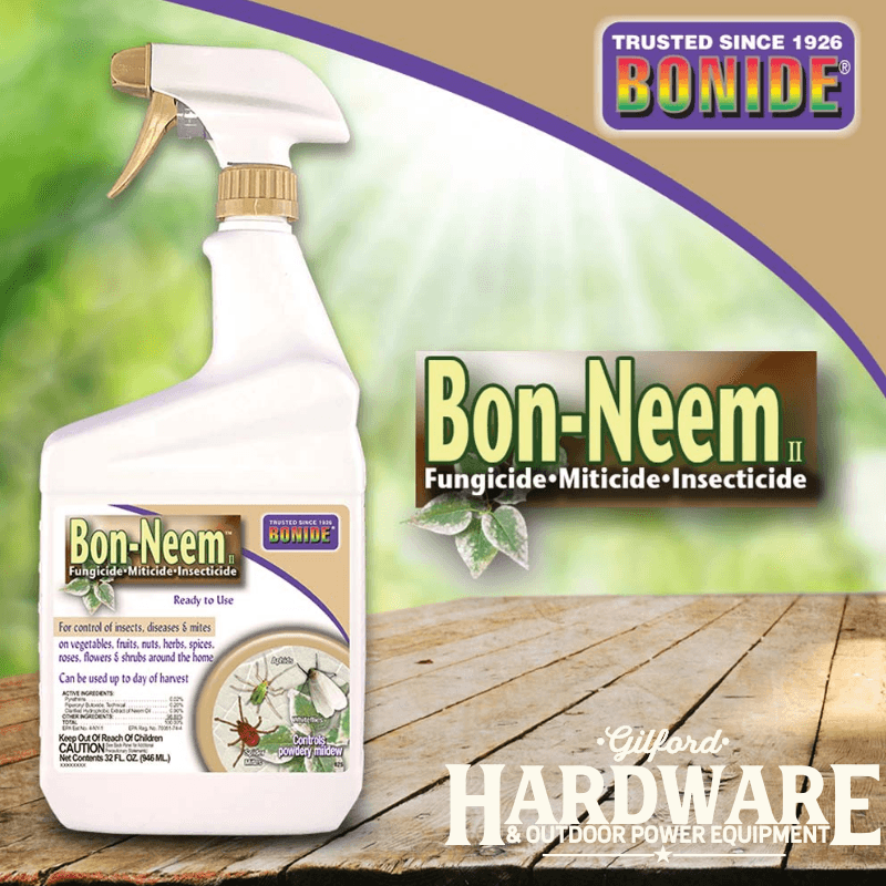 Bonide, Bon-Neem II Organic 3 in 1 Garden Insect Spray Liquid 32 oz.