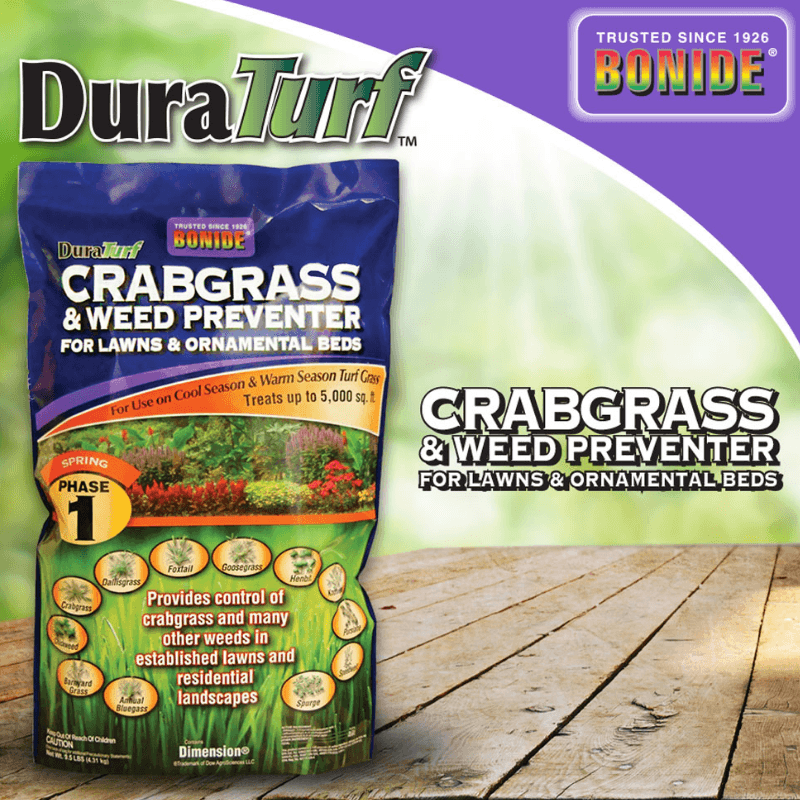 Bonide, Bonide DuraTurf Crabgrass & Weed Preventer for Lawns and Ornamentals 5000 sq. ft.