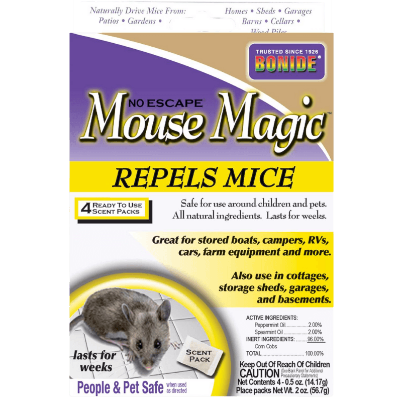 Bonide, Bonide Mouse Magic Animal Repellent Scent Pouch For Mice 4-Pack.