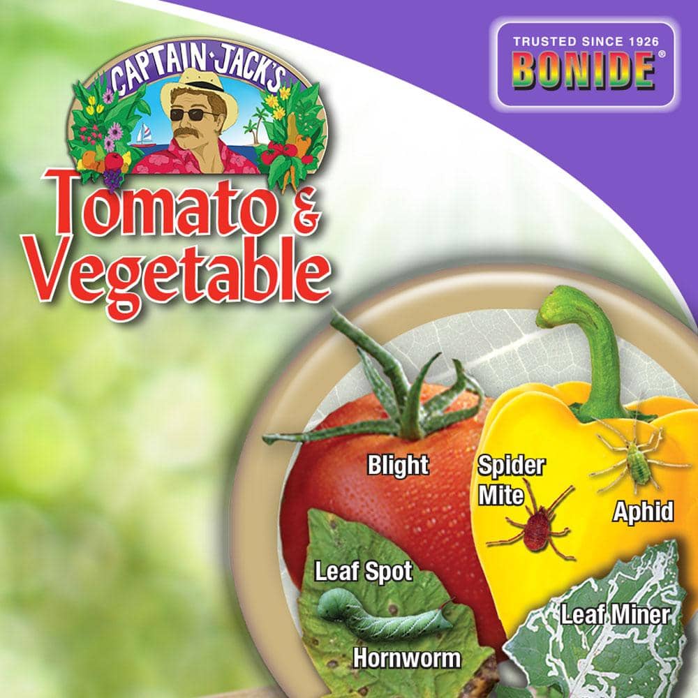 Bonide, Bonide Tomato & Vegetable 3 in 1 Organic Liquid Insect, Disease & Mite Control 32 oz.