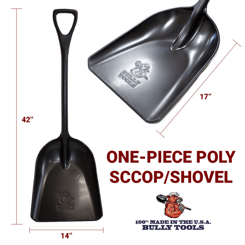 Bully Tools, Bully Tools Poly Scoop D-Grip Handle 42"