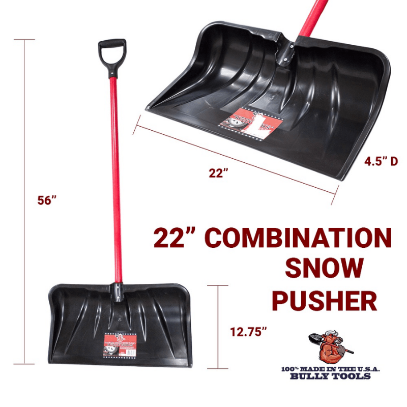 Bully Tools, Bully Tools Poly Snow Shovel 22" x 55"