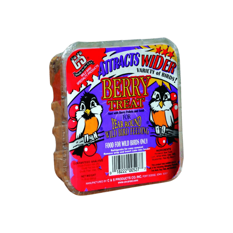 C&S, C&S Products Berry Treat Wild Bird Food Berry Suet 11.75 oz.