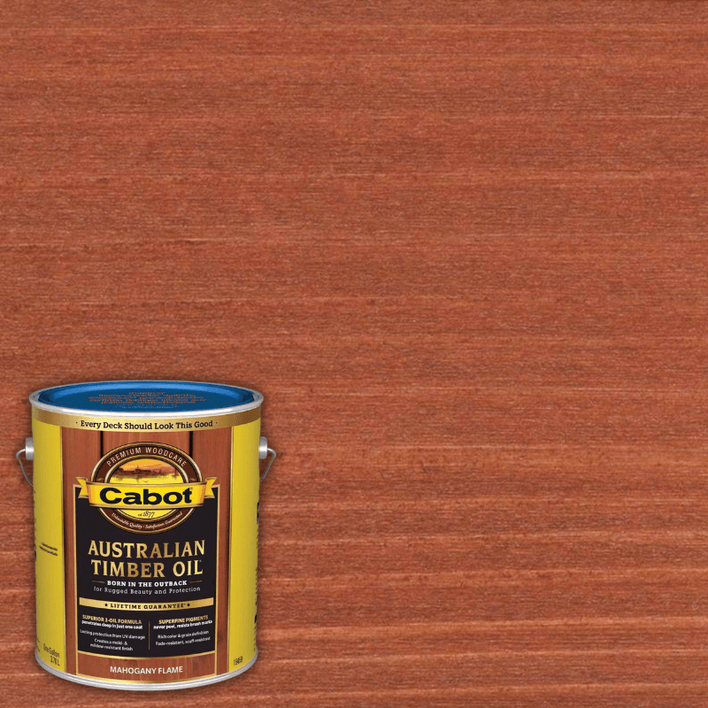 Cabot, Cabot Australian Timber Oil Exterior Stain Mahogany Flame