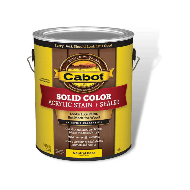 Cabot, Cabot Deck Stain Solid Tintable Water-Based Acrylic Gallon