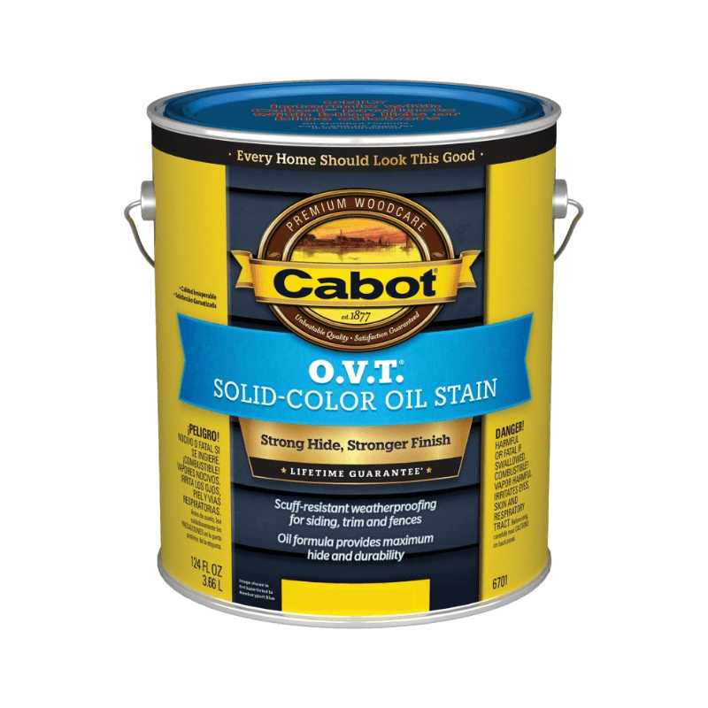 Cabot, Cabot O.V.T. Solid Tintable Oil-Based Stain 1 gal.