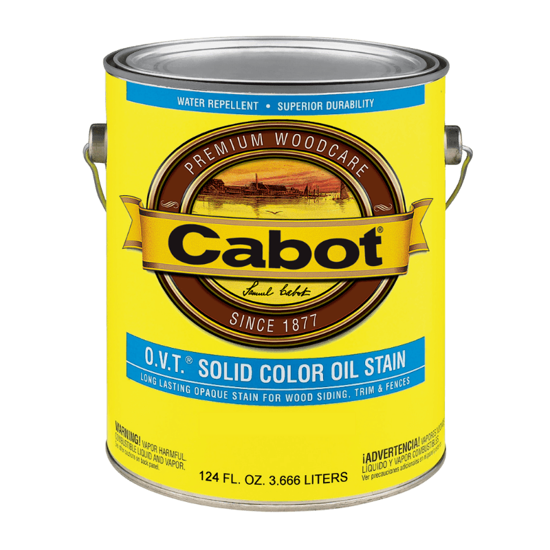 Cabot, Cabot O.V.T. Solid Tintable Oil-Based Stain 1 gal.