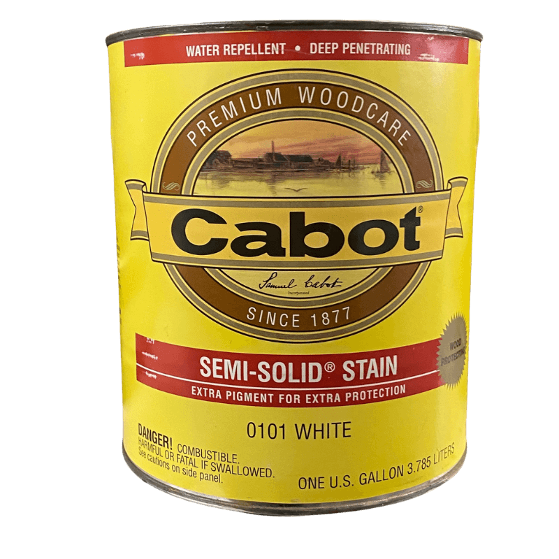 Cabot, Cabot Semi-Solid Stain White 0101 1 gal.