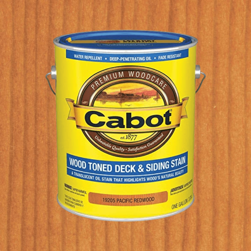 Cabot, Cabot Semi-Transparent 19205 Redwood Oil-Based Penetrating Oil Deck and Siding Stain 1 gal.