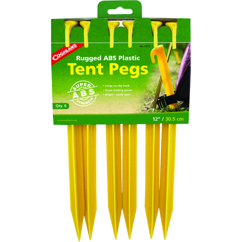 Coghlan's, Coghlan's Yellow Tent Pegs 12-inch.