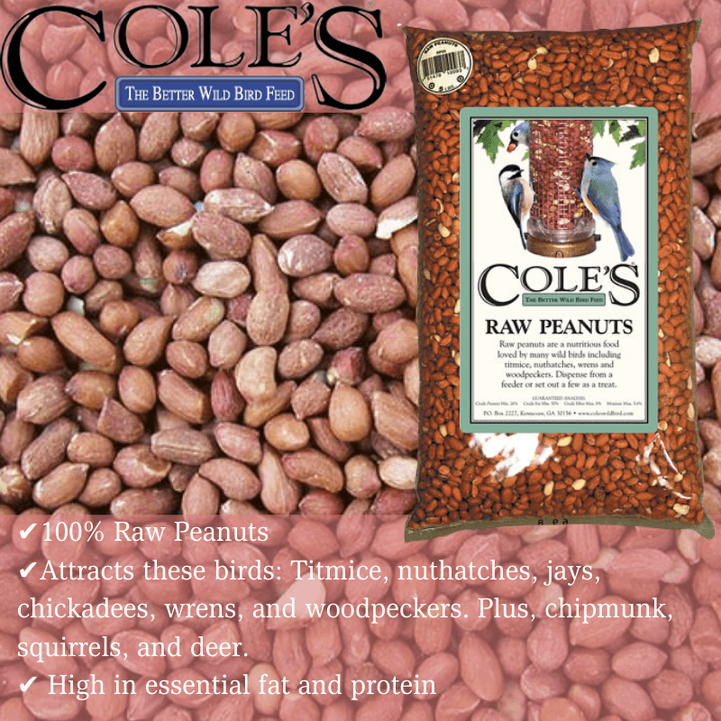 Cole's, Cole's Assorted Species Wild Bird Food Raw Peanuts 5 lb.