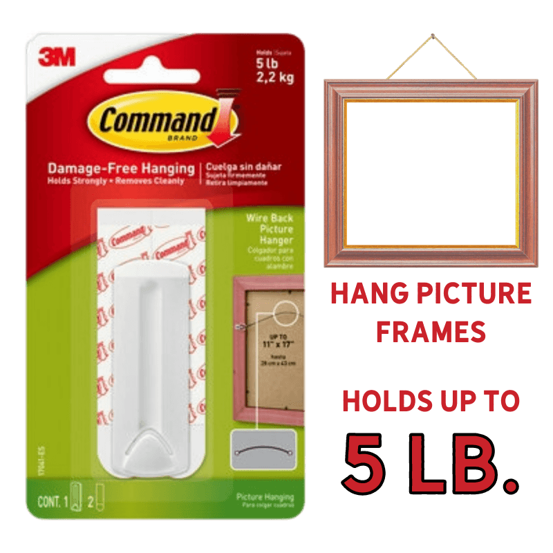 3M Command, Command White Wire-Backed Picture Hanger 5 lb.