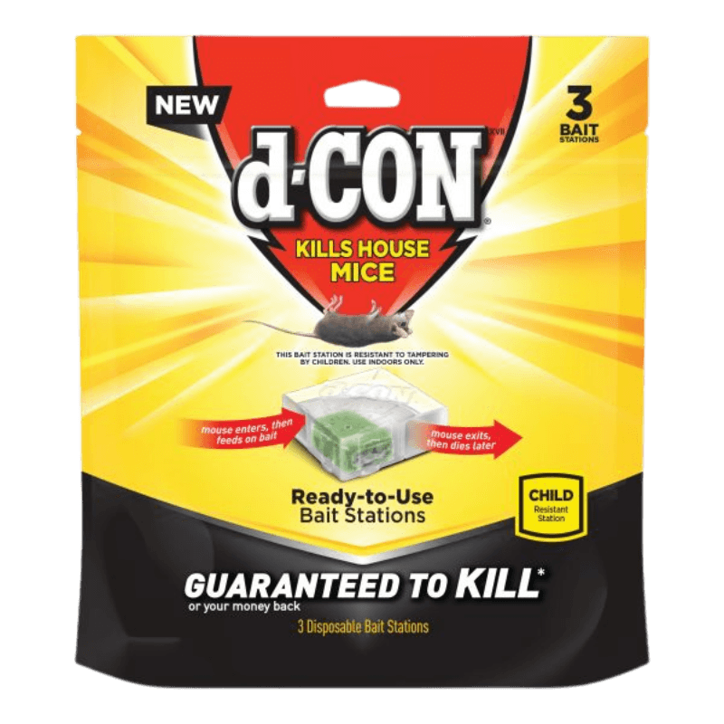 D-Con, D-Con Bait Station Blocks For Mice 6-Pack.