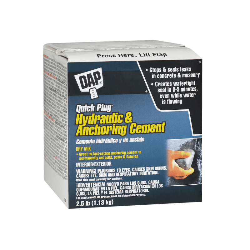 DAP, DAP Bondex Quick Plug Hydraulic Cement 2.5 lb.