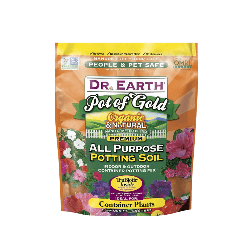 Dr. Earth, Dr. Earth Pot of Gold Organic Potting Soil 4 qt.