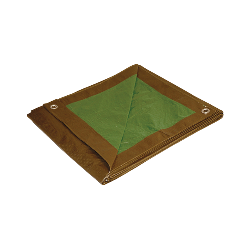 Dry Top, Dry Top Brown/Green Tarp Medium Duty Reversible 16' x 20'