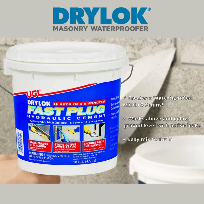 DryLok, Drylok Fast Plug Hydraulic Cement 10 lb.