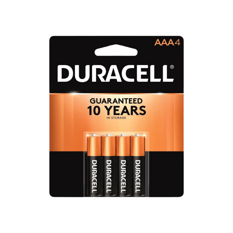 Duracell, Duracell Coppertop AAA Alkaline Batteries 4-Pack