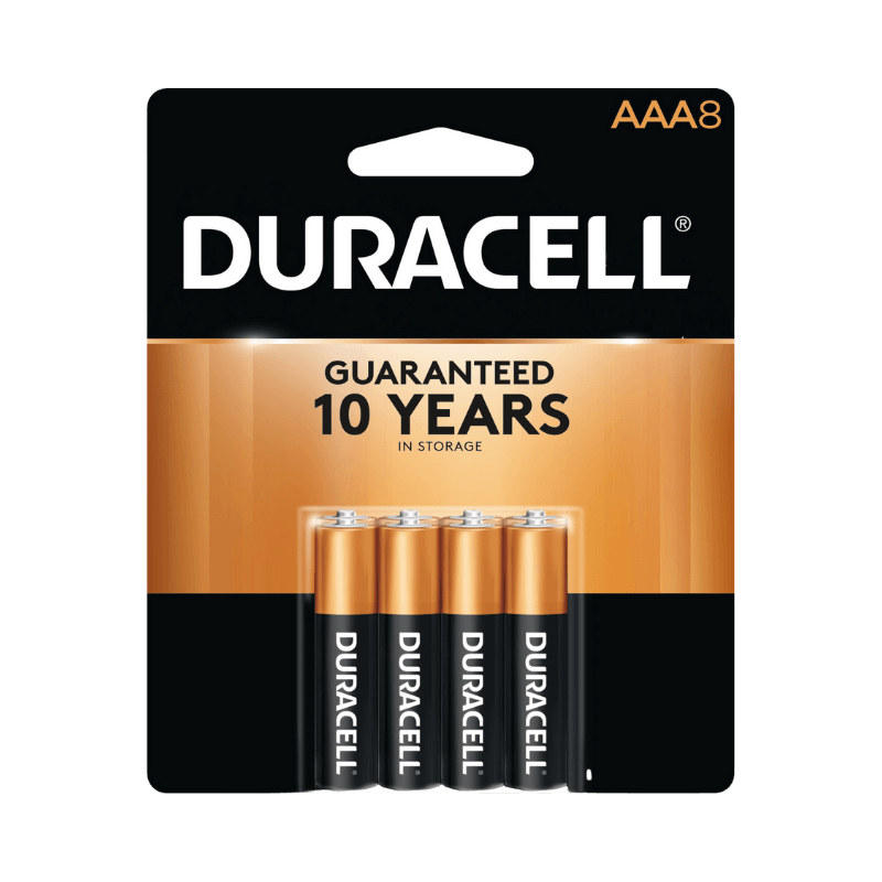 Duracell, Duracell Coppertop AAA Alkaline Batteries 8-Pack.