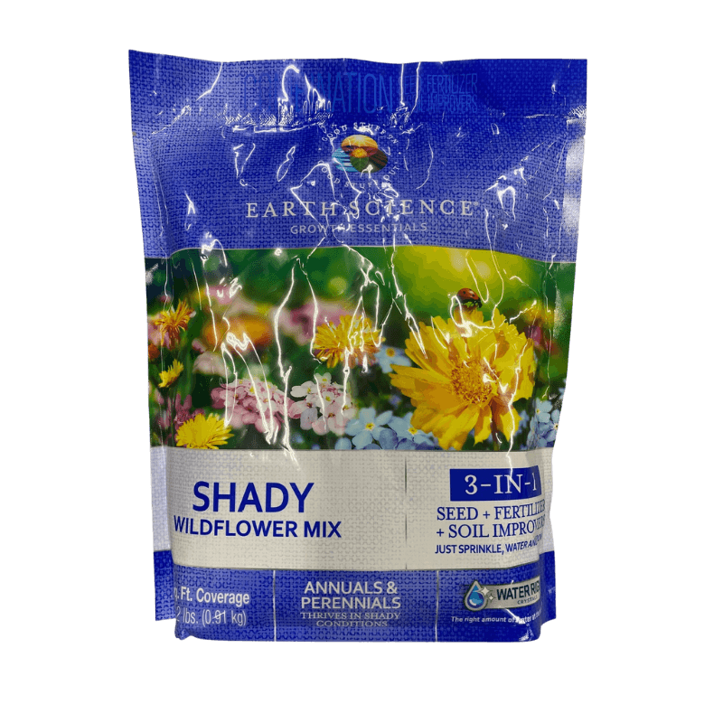 Earth Science, Earth Science Shady Wildflower Mix. Covers 200 sq. ft. 2 lb.