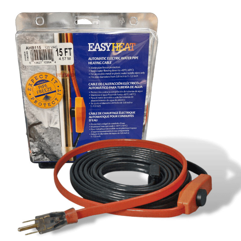 Easy Heat, Easy Heat AHB Heating Cable For Water Pipe 15 ft.