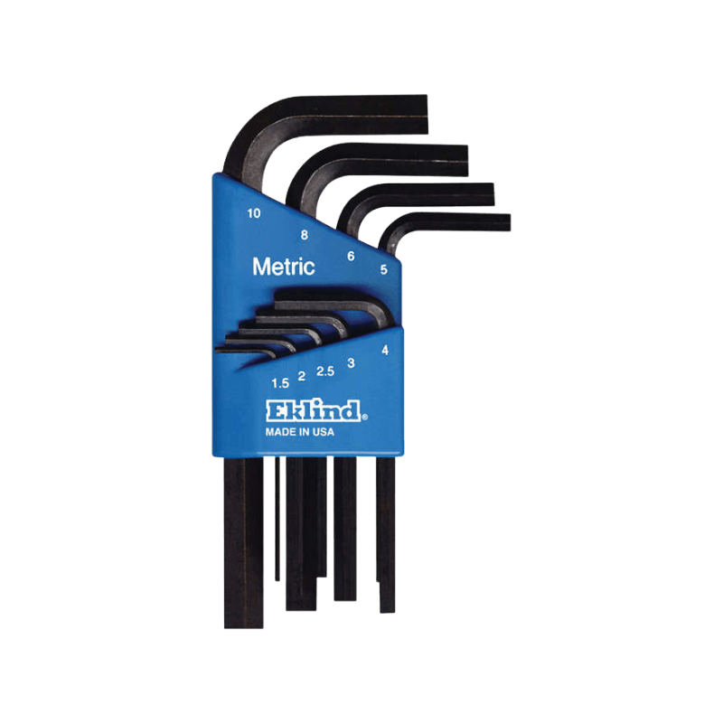 Eklind Tool, Eklind Hex Set Metric L-Key Set 9-Pack.