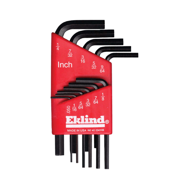 Eklind Tool, Eklind Hex Set SAE L-Key 9 pc.