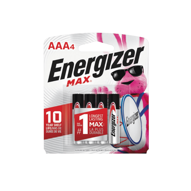 Energizer, Energizer MAX AAA Alkaline Batteries 4-Pack.