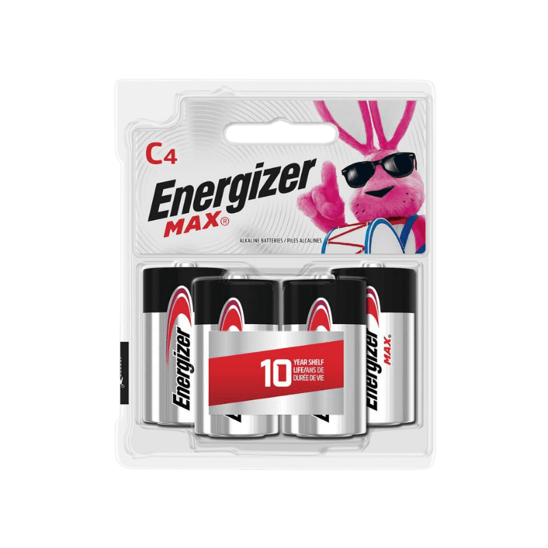 Energizer, Energizer MAX C Alkaline Batteries 4-Pack.