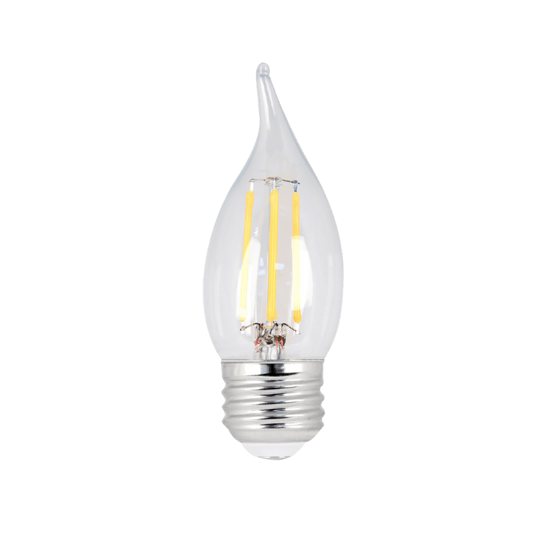 Feit, Feit Electric Enhance (Medium) Filament LED Bulb Soft White 60 Watt Equivalence 2-Pack.