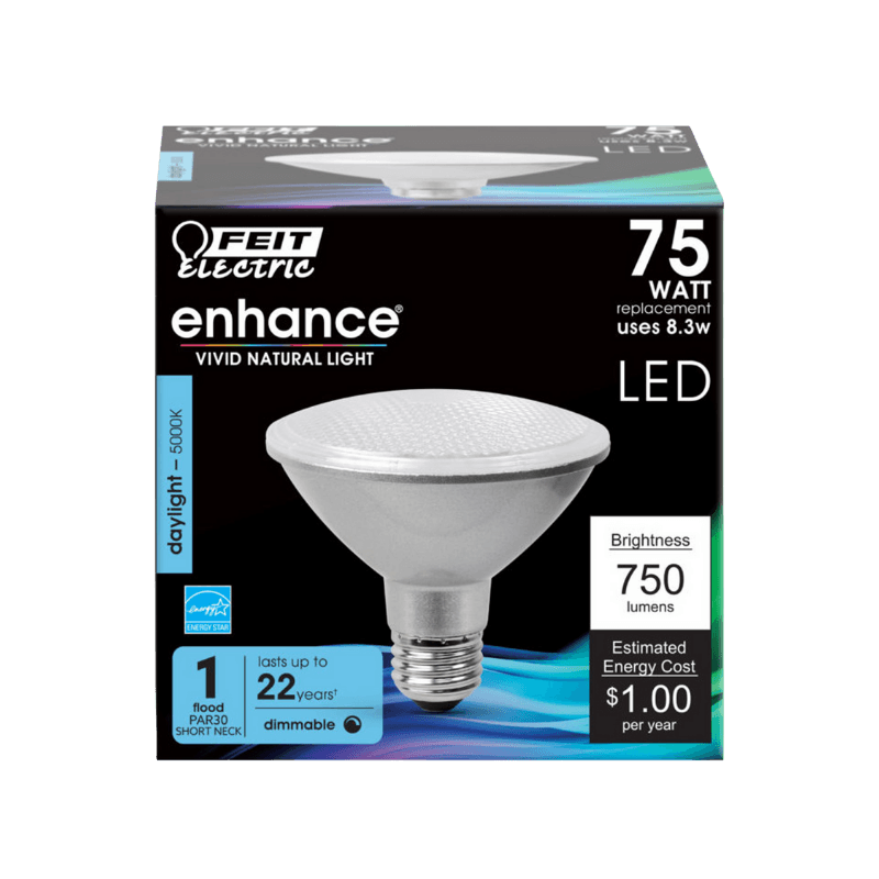 Feit, Feit Electric Enhance PAR30 E26 (Medium) LED Bulb Daylight 75 Watt Equivalence