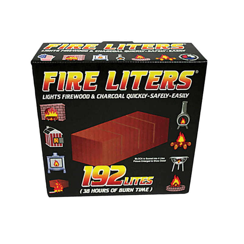 Fire Liters, Fire Liters Wood Fiber Fire Starter 192-Pack.