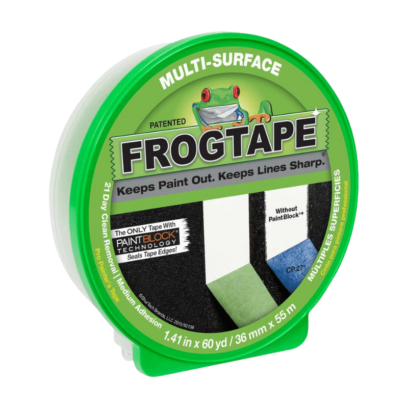 FrogTape, FrogTape Multi-Surface Painter's Tape Medium Strength 1.41 in x 60 yds.