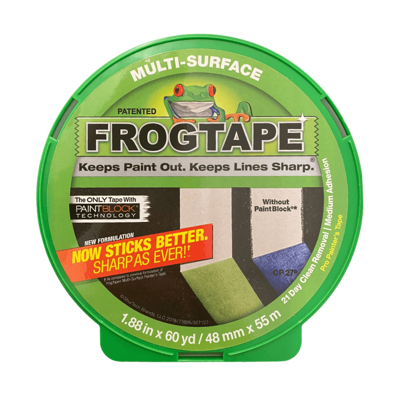 FrogTape, FrogTape Multi-Surface Painter's Tape Medium Strength 1.88 in x 60 yds.