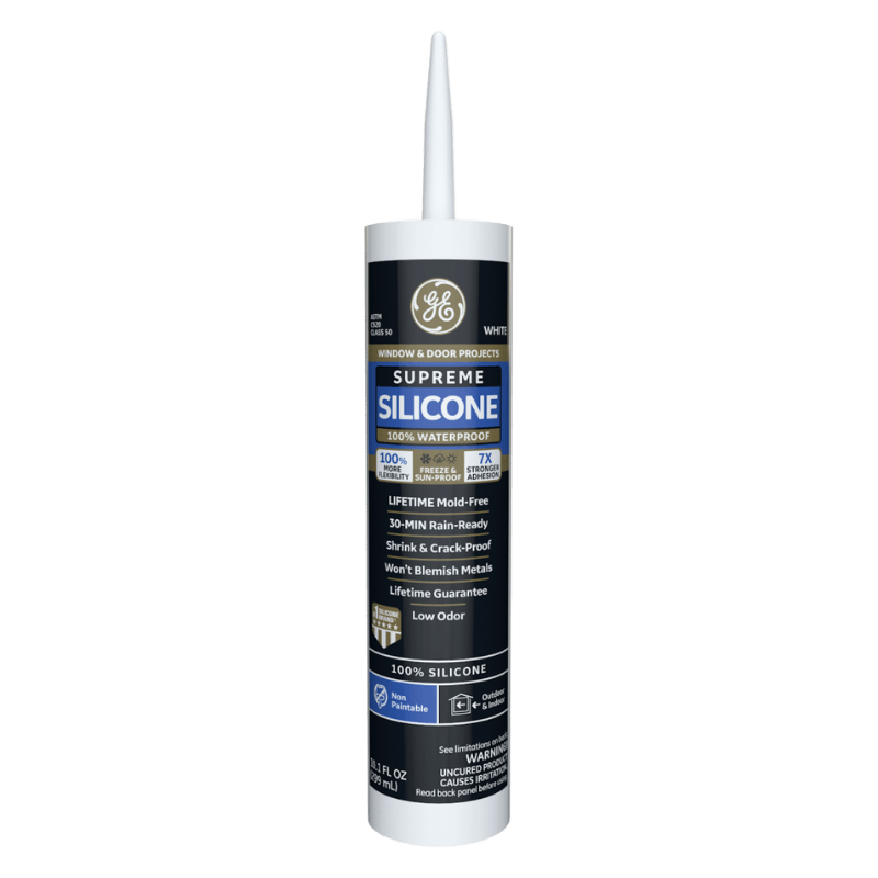 GE, GE Supreme Silicone Window and Door Sealant 10.1 oz.