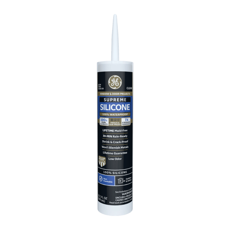 GE, GE Supreme Silicone Window and Door Sealant 10.1 oz.