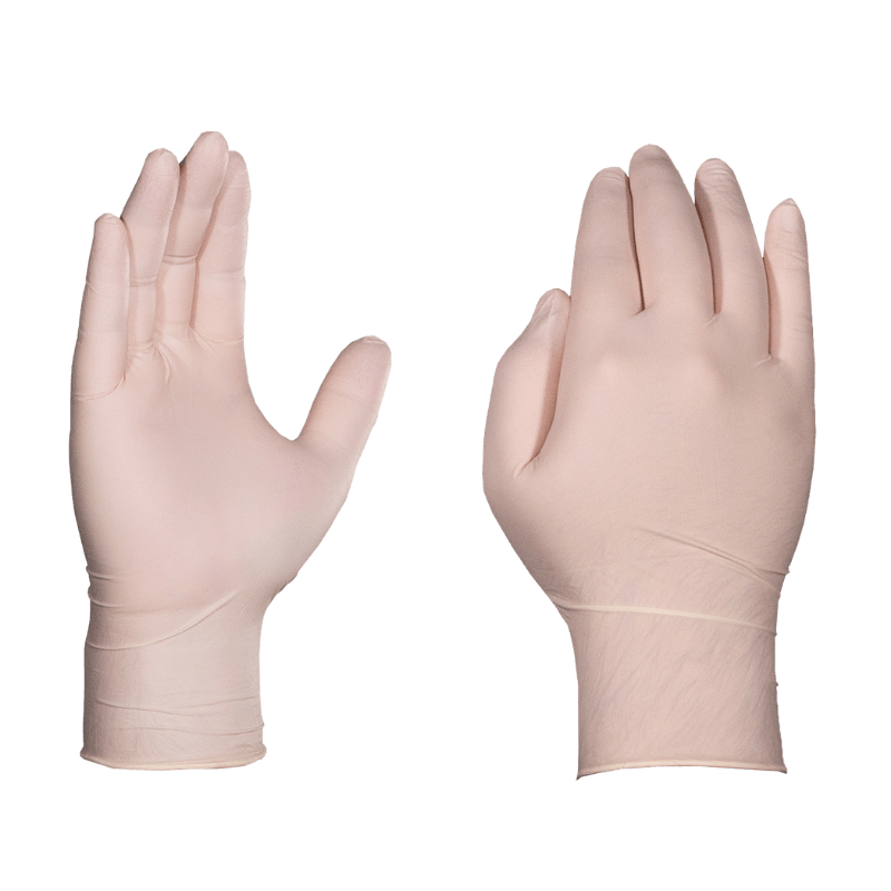 Gloveworks, Gloveworks Latex Disposable Gloves Medium Ivory Powder Free 100-pack.