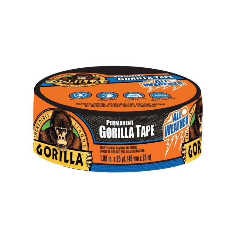 Gorilla, Gorilla Black Duct Tape All Weather 1.88" x 75'