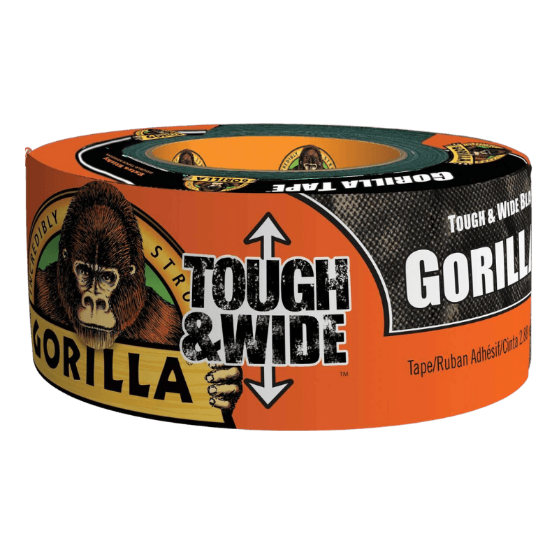 Gorilla, Gorilla Black Duct Tape Tough & Wide 2.88 in x 30 yds.