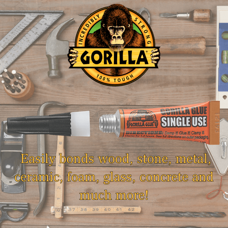 Gorilla, Gorilla Original Gorilla Glue High Strength 0.42 oz. 4-Pack