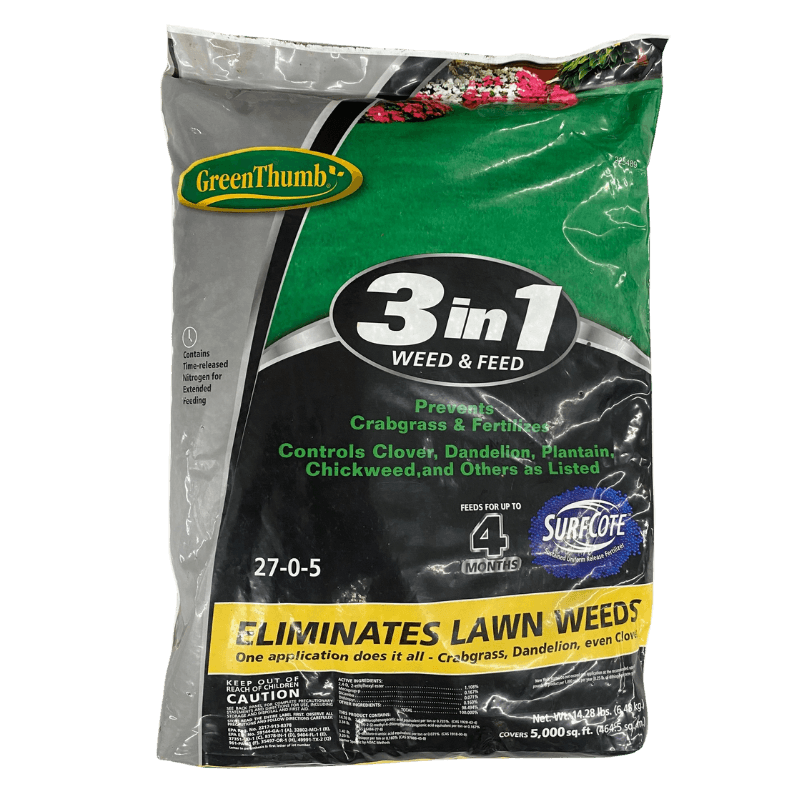 Green Thumb, Green Thumb  3-in-1 Lawn Fertilizer 5,000 sq ft.