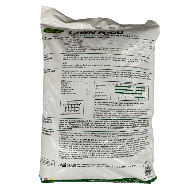 Green Thumb, Green Thumb  3-in-1 Lawn Fertilizer 5,000 sq ft.