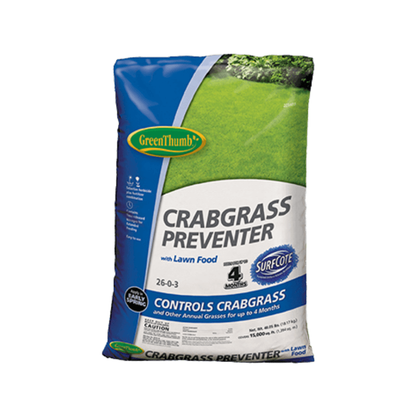 Green Thumb, Green Thumb Crabgrass Preventer Plus Lawn Food 15,000 sq ft.