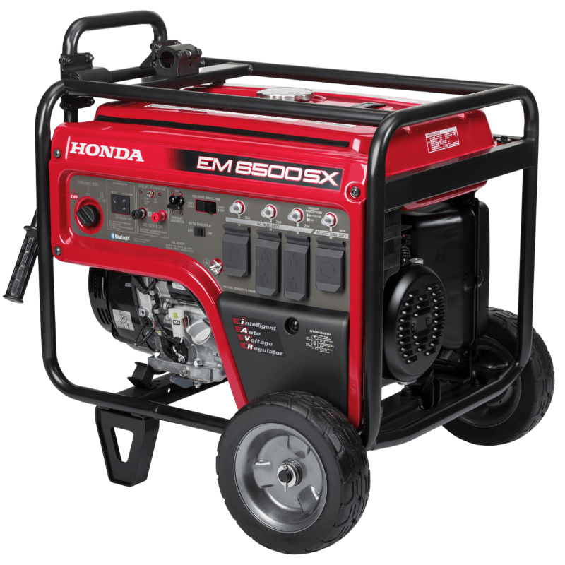 Honda, Honda EM6500SX Generator 6500 watt 120/240V with CO-MINDER